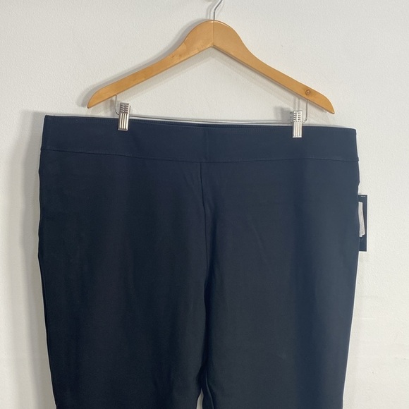 Slim Factor by Investments Kick Flare Pants  3X Black - Picture 2 of 11